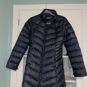 Navy Down Patagonia Parka